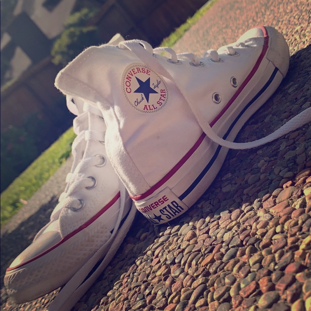 White high top Converse!